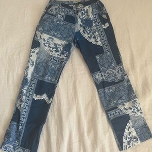 Rachel Comey cotton trousers patchwork